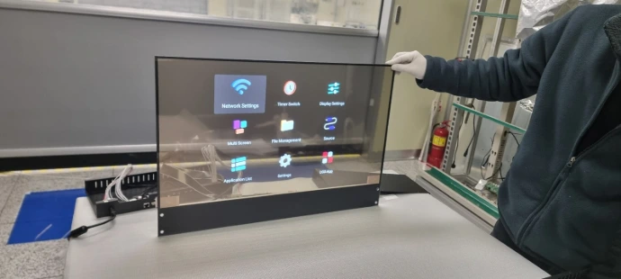 透明 OLED 30" 橫式